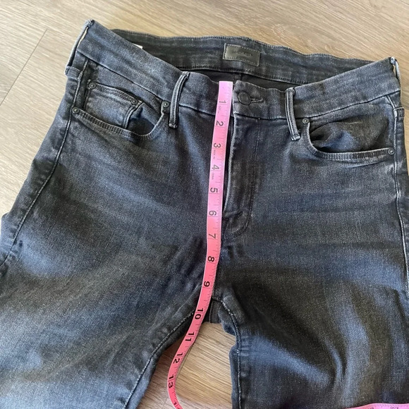 Mother Looker Ankle Fray Night Hawk High Waisted - Picture 9 of 10